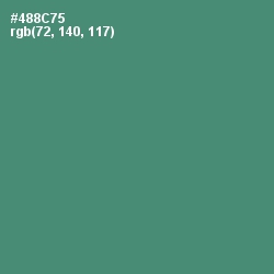 #488C75 - Viridian Color Image