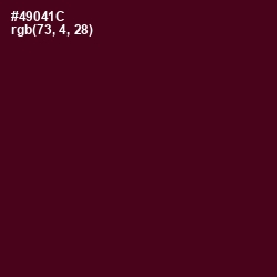 #49041C - Cab Sav Color Image
