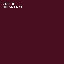 #490E1F - Cab Sav Color Image