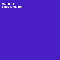 #491EC4 - Purple Heart Color Image