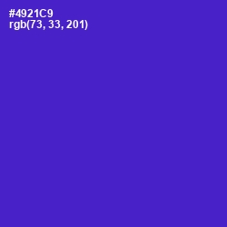 #4921C9 - Purple Heart Color Image