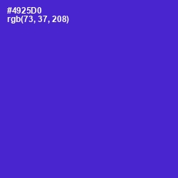 #4925D0 - Purple Heart Color Image