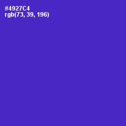 #4927C4 - Purple Heart Color Image