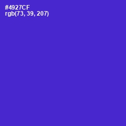 #4927CF - Purple Heart Color Image