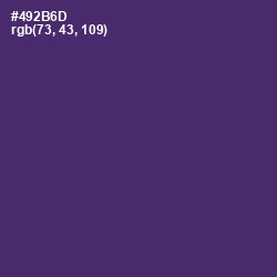 #492B6D - Honey Flower Color Image