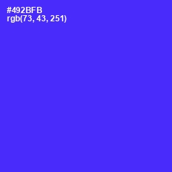 #492BFB - Purple Heart Color Image