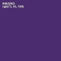 #492D6D - Honey Flower Color Image