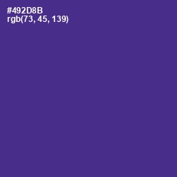 #492D8B - Daisy Bush Color Image