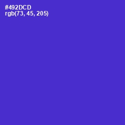 #492DCD - Purple Heart Color Image