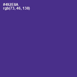 #492E8A - Daisy Bush Color Image
