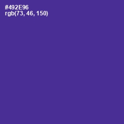 #492E96 - Daisy Bush Color Image