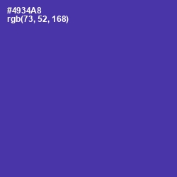 #4934A8 - Gigas Color Image