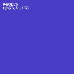#493DC5 - Purple Heart Color Image