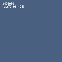 #496080 - Bismark Color Image