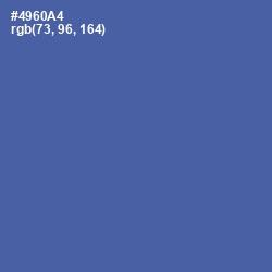 #4960A4 - San Marino Color Image
