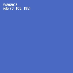 #4969C3 - Indigo Color Image