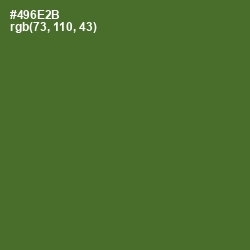 #496E2B - Chalet Green Color Image