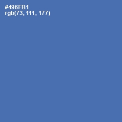 #496FB1 - San Marino Color Image