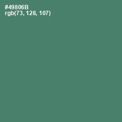 #49806B - Viridian Color Image