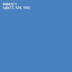 #4981C1 - Havelock Blue Color Image