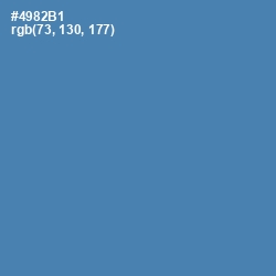 #4982B1 - Steel Blue Color Image