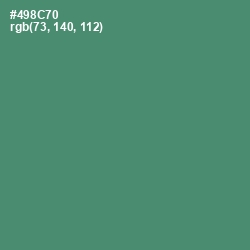 #498C70 - Viridian Color Image