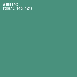 #49917C - Viridian Color Image
