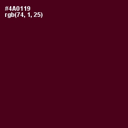 #4A0119 - Cab Sav Color Image