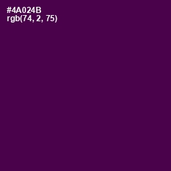 #4A024B - Loulou Color Image