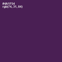 #4A1F54 - Clairvoyant Color Image