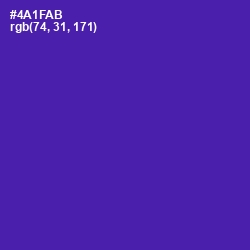 #4A1FAB - Daisy Bush Color Image