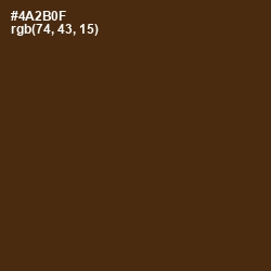 #4A2B0F - Bracken Color Image