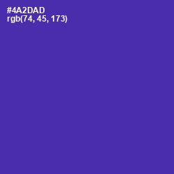 #4A2DAD - Daisy Bush Color Image