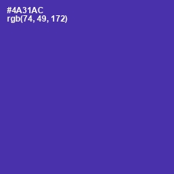 #4A31AC - Daisy Bush Color Image