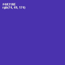 #4A31AE - Daisy Bush Color Image