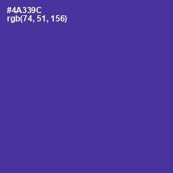 #4A339C - Gigas Color Image