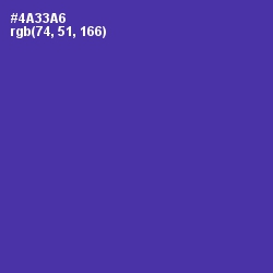 #4A33A6 - Gigas Color Image