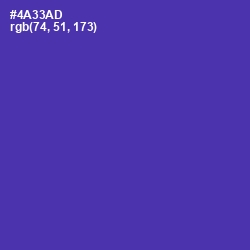 #4A33AD - Daisy Bush Color Image