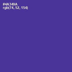 #4A349A - Gigas Color Image