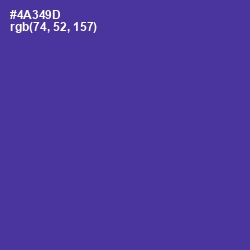 #4A349D - Gigas Color Image