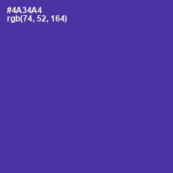 #4A34A4 - Gigas Color Image