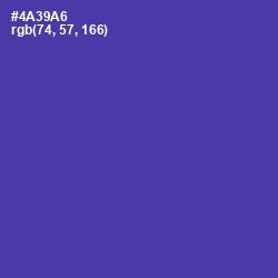 #4A39A6 - Gigas Color Image