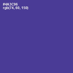 #4A3C96 - Gigas Color Image