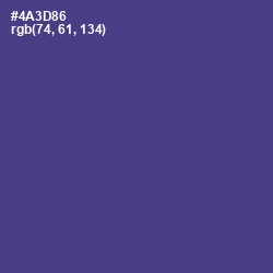 #4A3D86 - Gigas Color Image