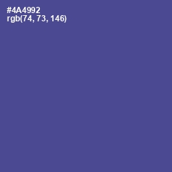 #4A4992 - Victoria Color Image