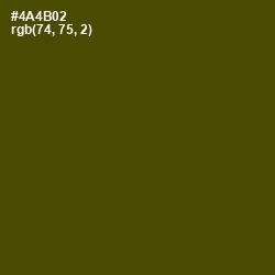 #4A4B02 - Bronze Olive Color Image