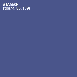 #4A558B - Victoria Color Image