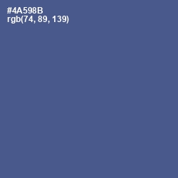 #4A598B - Victoria Color Image