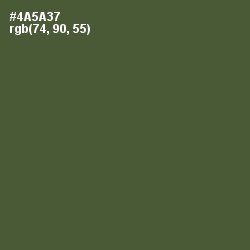 #4A5A37 - Woodland Color Image
