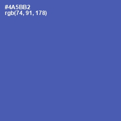 #4A5BB2 - San Marino Color Image